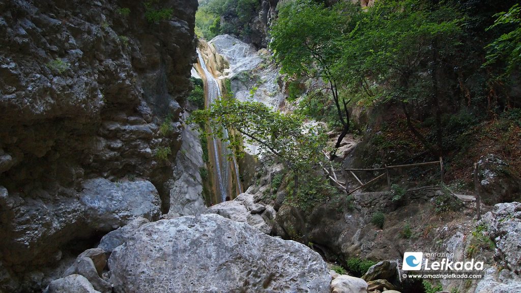 Dimosari waterfalls, Lefkada