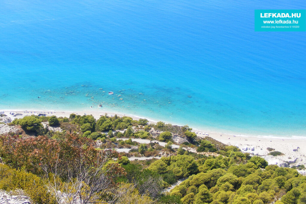 Gialos beach út, Lefkada strand információk