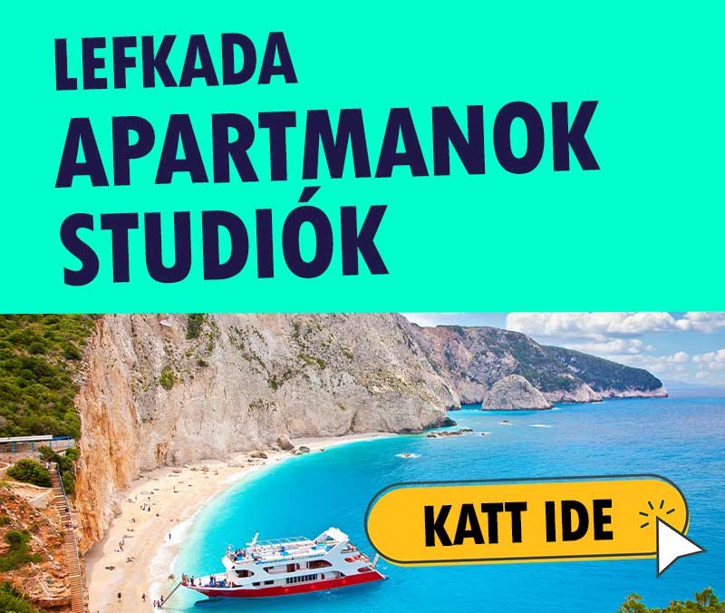 Görögország Lefkada szállások apartmanok foglalás
