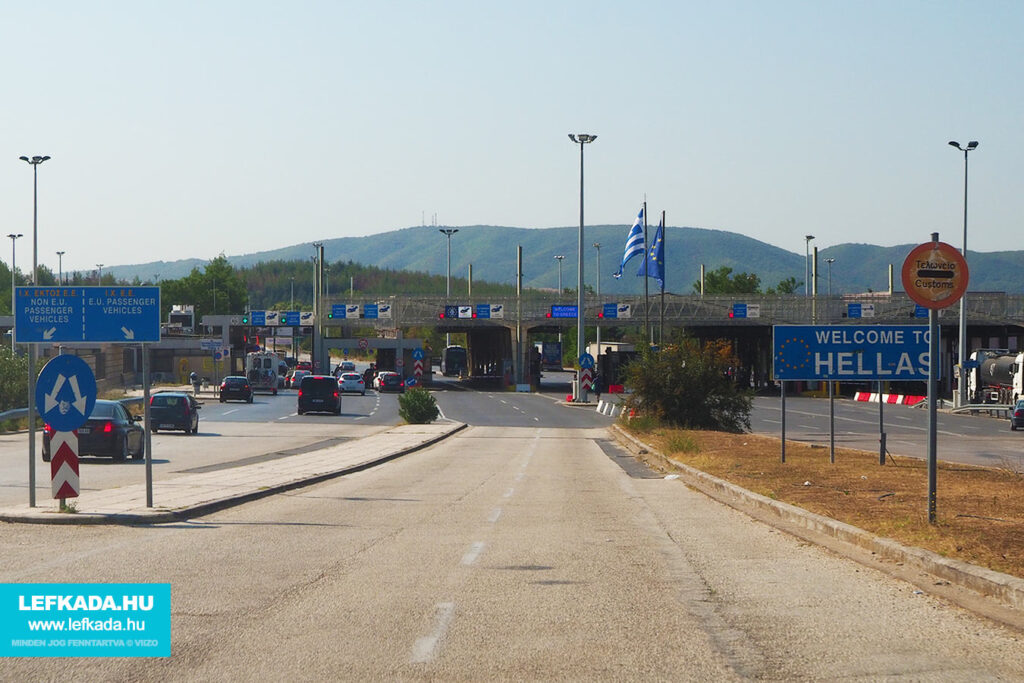 Görög határ autóval Welcome to Hellas Evzoni Bitola