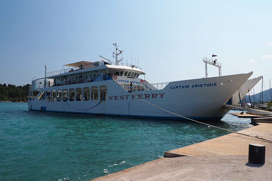 Lefkada ferry information with routes and schedules