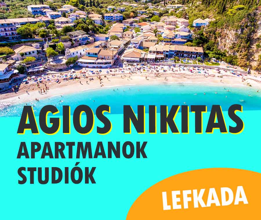 Agios Nikitas Kathisma beach szállás apartman