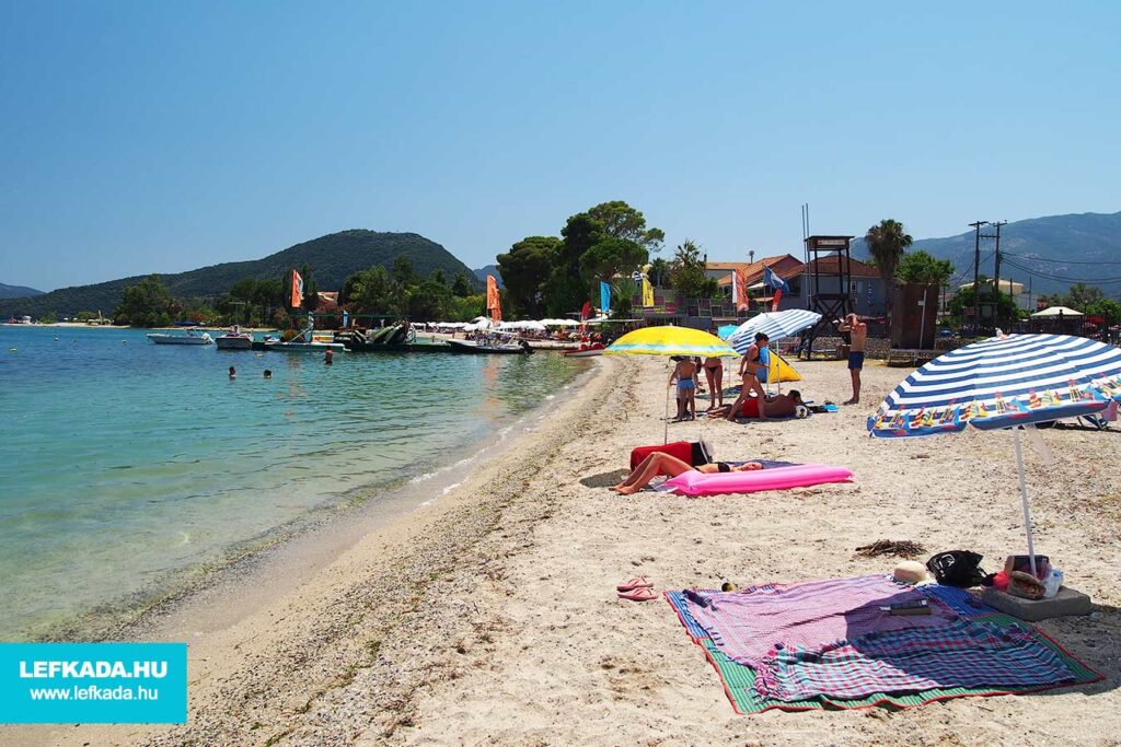 Nidri strandja Lefkada (Nidri beach)