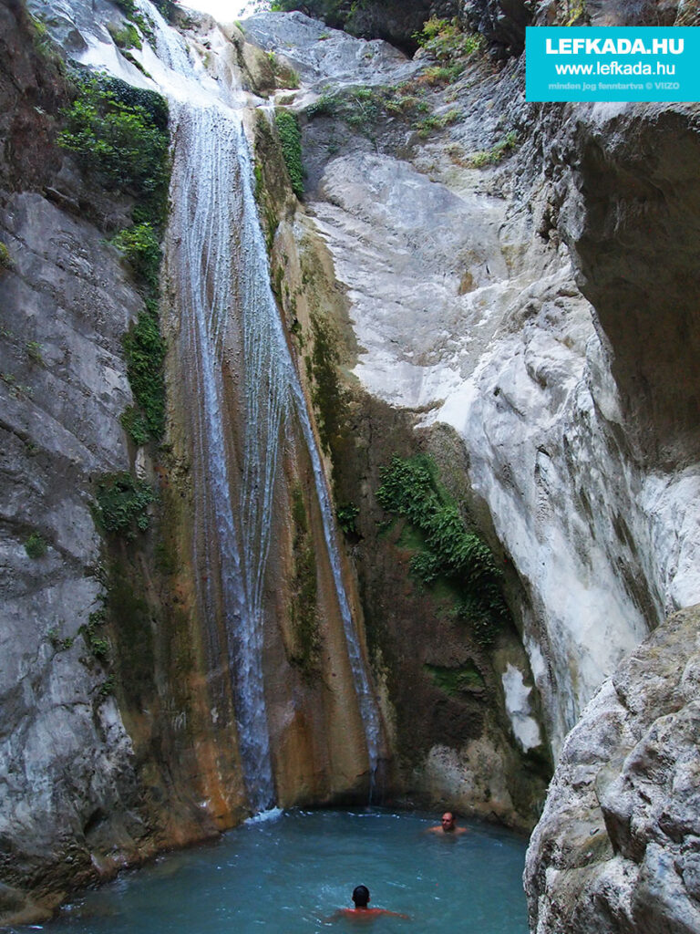 Dimosari vízesés (Lefkada, Nidri)