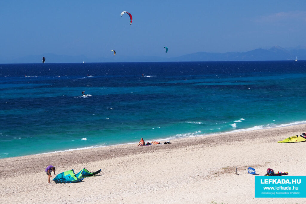 Lefkada kiteszörf, Agios Ioannis
